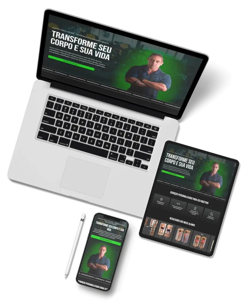 Claudinho Site e Landing Page