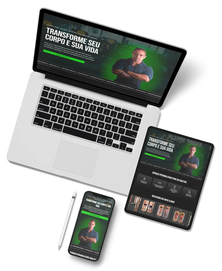 Claudinho Site e Landing Page